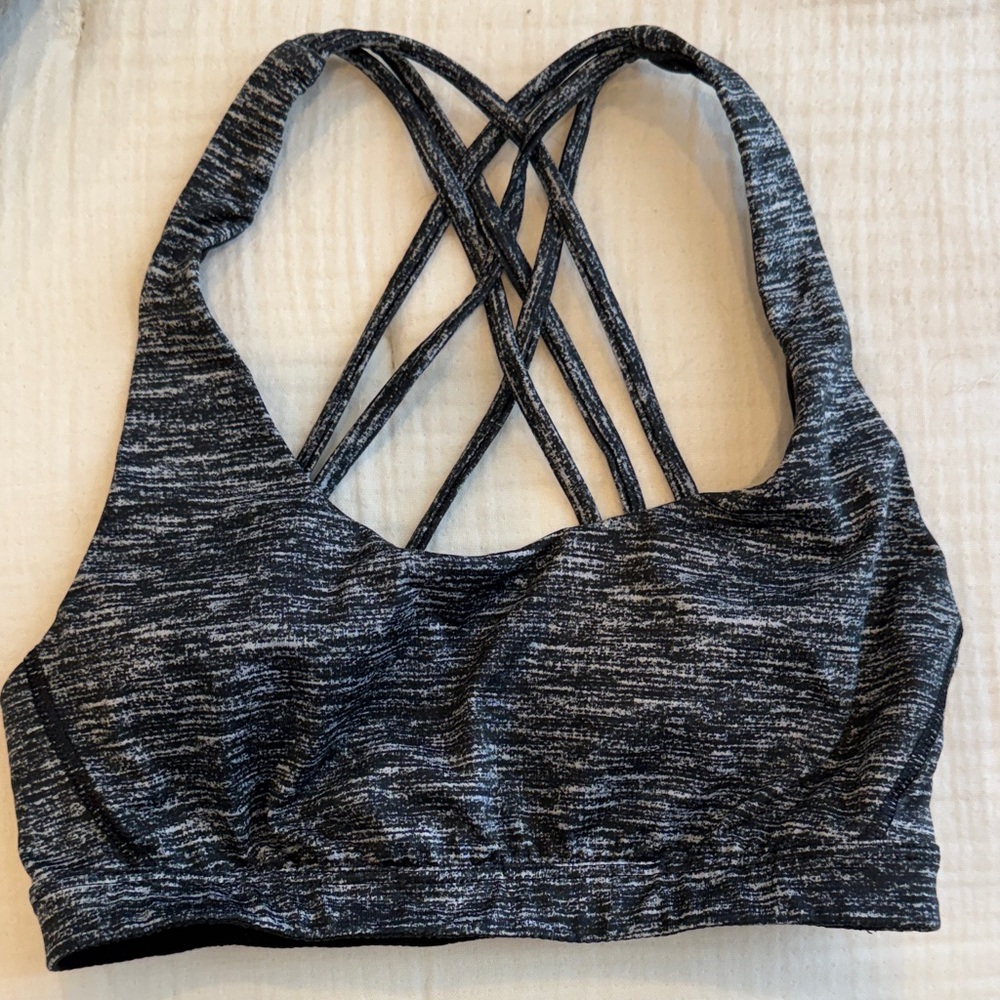 VS Black Strappy Sports Bra